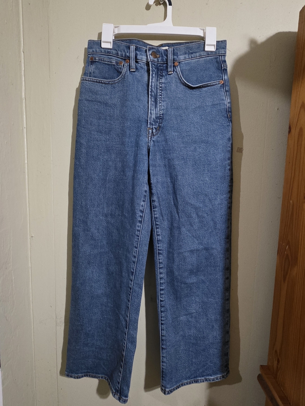 Madewell The Perfect Vintage Wide-leg Crop Jean Monteclare 27ND541 EUC